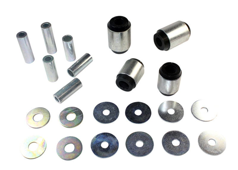 Whiteline Plus 02-09 Lexus GX470 / 06+ Toyota FJ Cruiser Fr C/A - Lwr Kit de bucha interna dianteira e traseira
