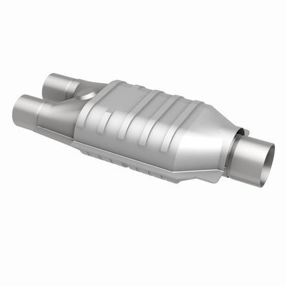 MagnaFlow Universal Catalytic Converter 2inch Inlet/2.5inch Outlet Dual/Single Oval Shape