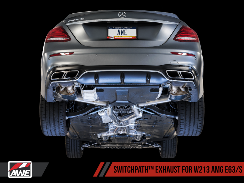 Sistema de escape AWE Tuning Mercedes-Benz W213 AMG E63/S Sedan/Wagon SwitchPath - para carros DPE