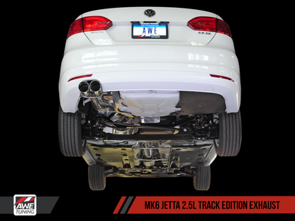 Escape AWE Tuning Mk6 Jetta 2.5L Track Edition - Pontas de prata polida