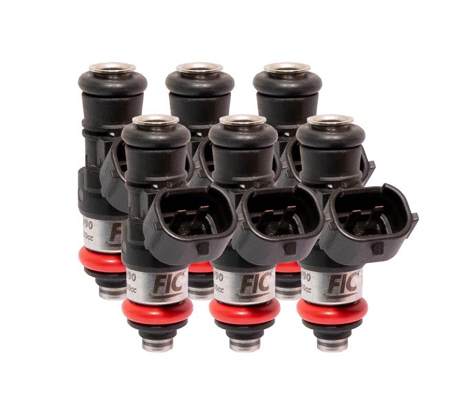 Fuel Injector Clinic - 2150cc (240 lbs/h com pressão de combustível OE 58 PSI) FIC Fuel Injector Clinic Conjunto de injetores para motores Jeep 3.6L V6 (High-Z) (IS232-2150H)