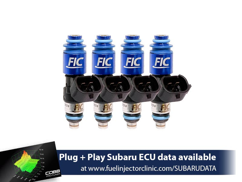 Fuel Injector Clinic - 2150cc FIC Top-Feed Converted Subaru Sti ('04-'06) Legacy GT ('05-'06) Fuel Injector Clinic Injector Set (High-Z) (IS176-2150H)