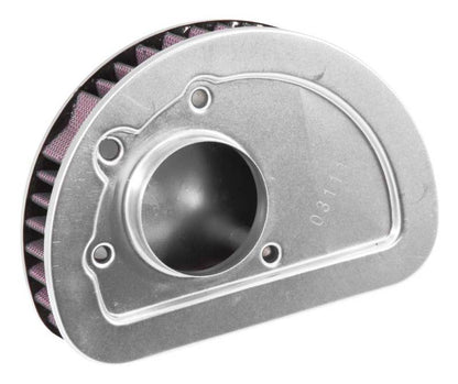 K&N Replacement Unique Air Filter 6.625in L x 4.75in W x 1.625in H with 1 Flange for Harley-Davidson