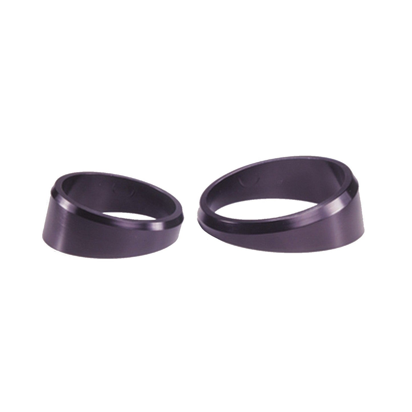 Auto Meter - ANGLE RINGS, 3 PCS., BLACK, FOR 2-1/16" GAUGES (2234)