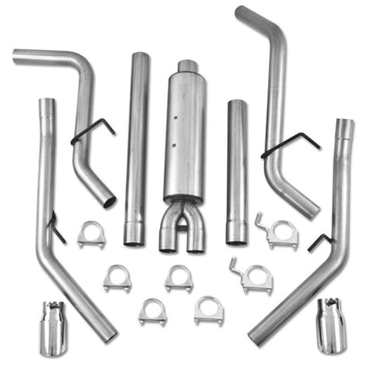 MBRP 2009 Dodge Ram 1500 5,7L Cat Back Dual Split traseiro