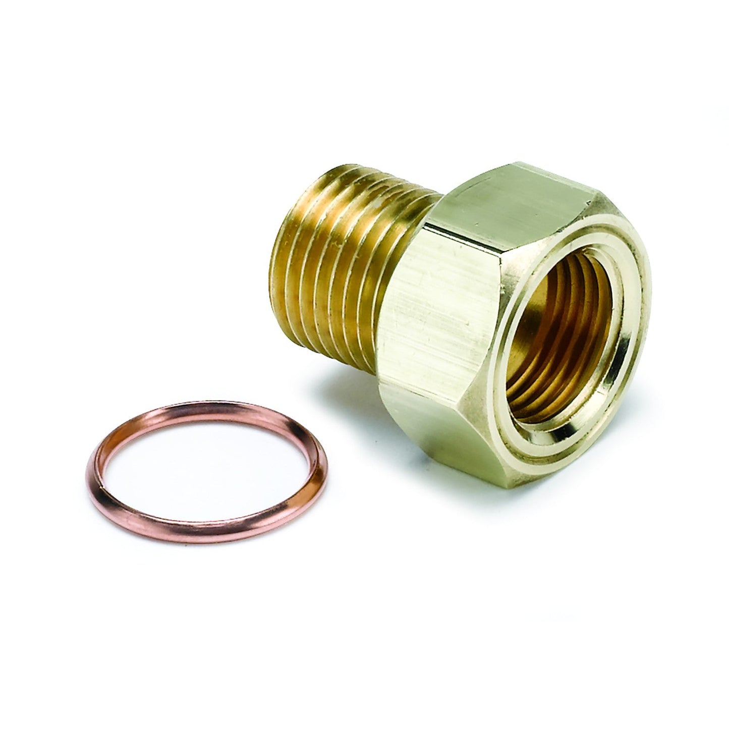 AutoMeter - FITTING, ADAPTER, M16X1.5 MALE, BRASS, FOR MECH. TEMP. GAUGE (2275)