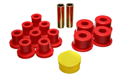 Energy Suspension 6/74-80 MG MGB Juego de bujes de ballesta trasera roja