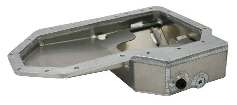 Moroso Mitsubishi Evo 10 (com ar condicionado de fábrica) Bandeja de óleo de alumínio de capacidade extra confusa