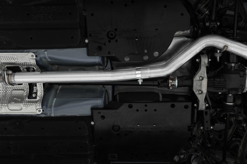 MBRP 2022 Subaru WRX 2.4L 3 pol Cat Back 5 pol OD com ponta queimada única - T304
