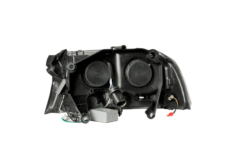 ANZO 1997-2004 Dodge Dakota Cristal Faróis Preto 1pc