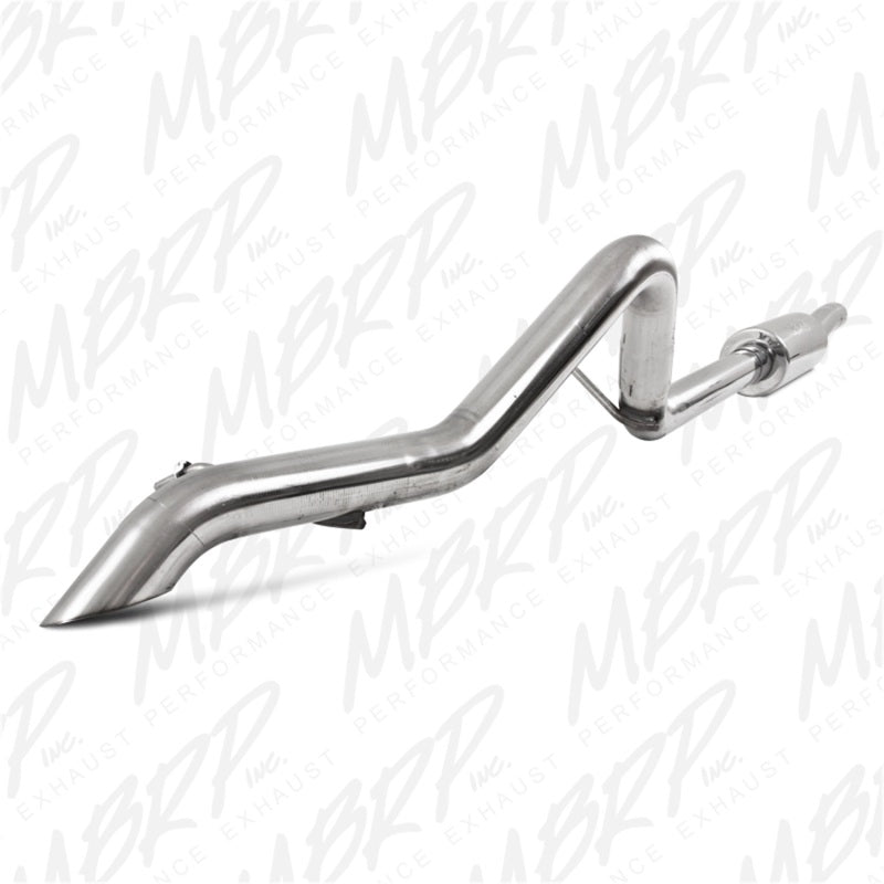 MBRP 2007-2009 Jeep Wrangler (JK) 3.8L V6 4 dr Off-Road Tail Pipe Silenciador antes del eje