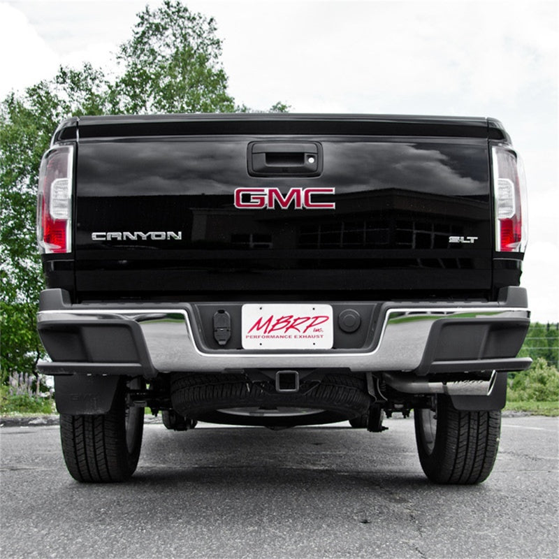 MBRP 2015 Chevy/GMC Colorado/Canyon 2.5L e 3.6L preto revestido 3 pol C/B saída lateral única