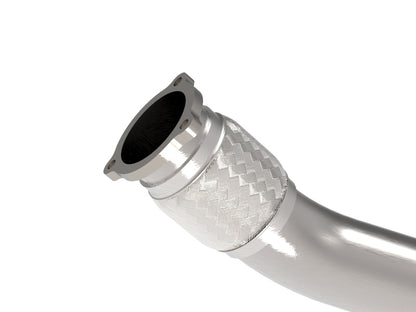 afe POWER MACH Force-Xp 09-16 Audi A4/A5 B8 L4-2.0L(t) 304 SS 3in. Tubo de exclusão do ressonador frontal
