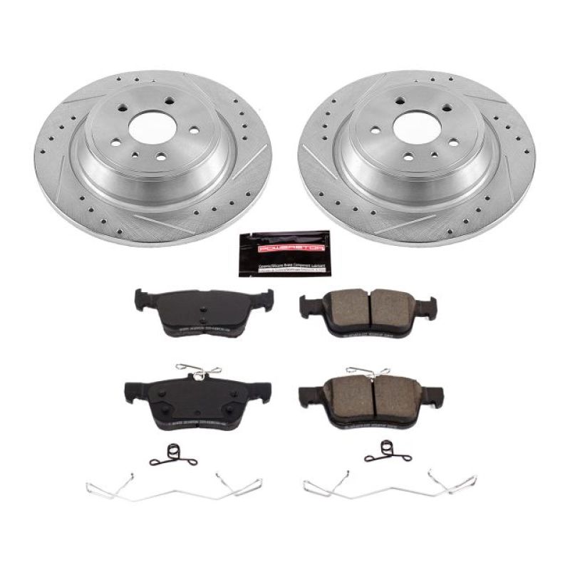 Power Stop 17-19 Ford Escape Trasero Z23 Evolution Sport Kit de Freno