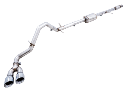 AWE Tuning 4ª Geração GM 1500 5.3L 0FG Catback Saída Lateral Dupla (Pára-choque Plano) - Pontas Cromadas