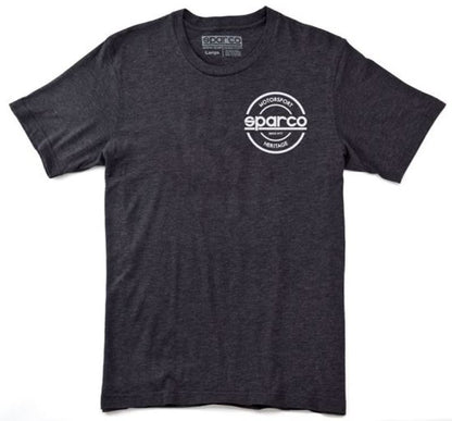 Camiseta Sparco Seal Carvão Jovem Grande