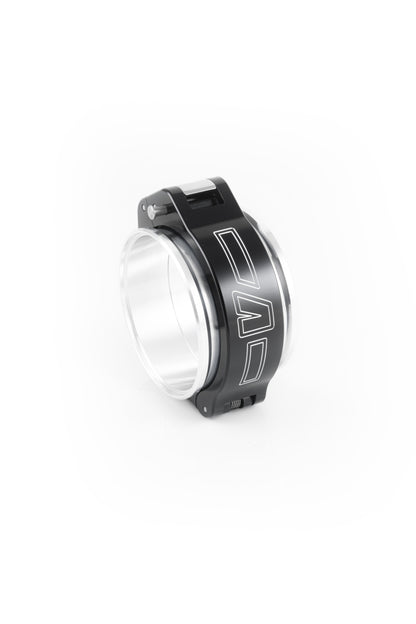 Ensamblaje de abrazadera Vibrant HD 2.0 aluminizado de 5 pulgadas de diámetro exterior - Negro anodizado