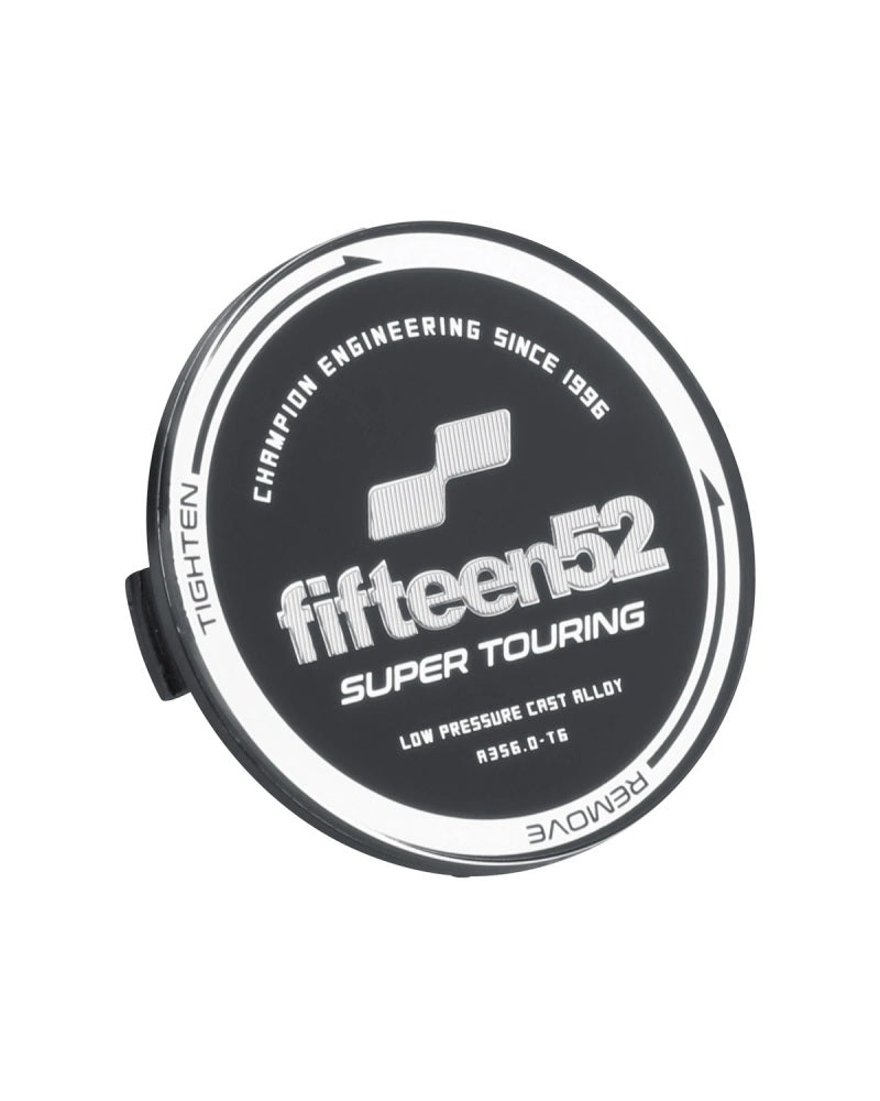 quinze52 Super Touring (Chicane/Podium) Tampa Central Simples - Preto/Cromado