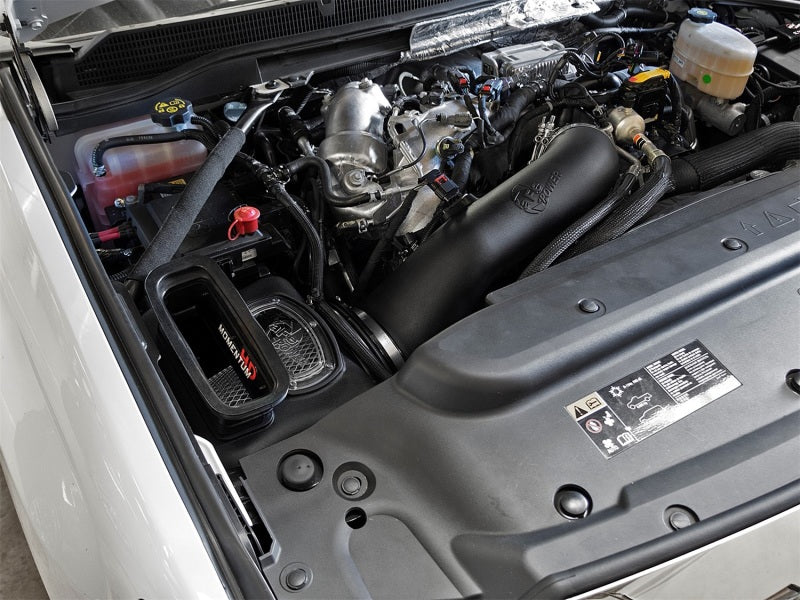 aFe Momentum HD Pro DRY S 2017 GM Diesel Caminhões V8-6.6L Sistema de admissão de ar frio