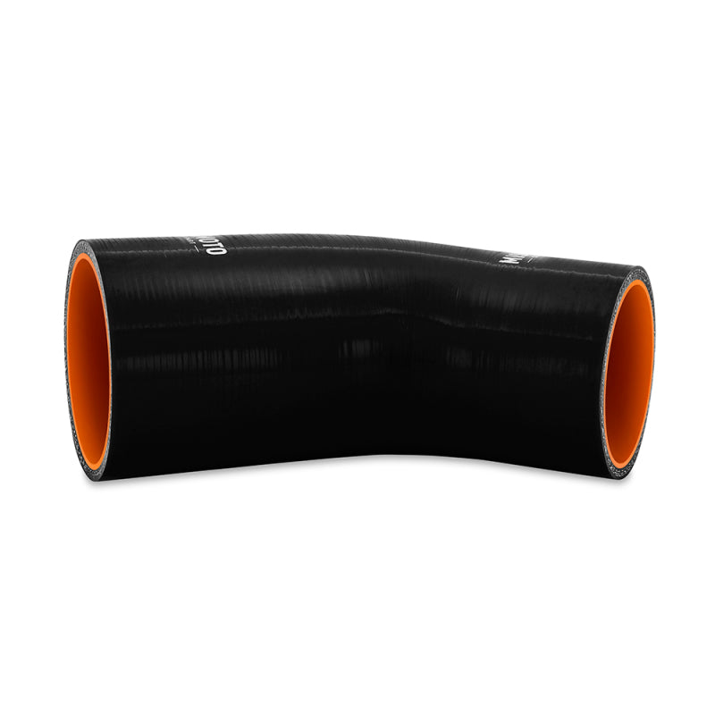 Acoplador Redutor de Silicone Mishimoto 45 Graus 2,5 pol. a 2,75 pol. - Preto