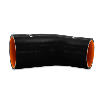 Acoplador Redutor de Silicone Mishimoto 45 Graus 2,75 pol. a 3 pol. - Preto