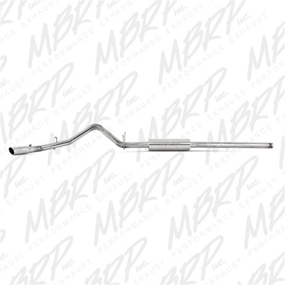 MBRP 11-13 Chevy 1500 Silverado/GMC Sierra 6.2L V8 3.5in Cat Back Single Side Escape T409