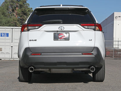 aFe Power 19-21 Toyota RAV4 L4-2.5L Takeda 304 SS Cat-Back Escape com ponta polida