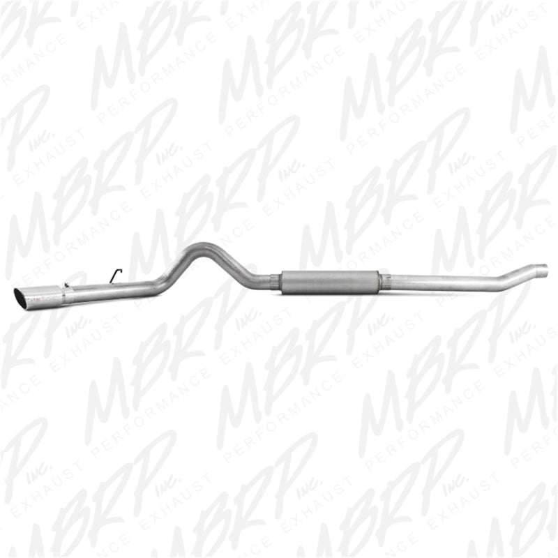 MBRP 2003-2007 Ford F-250/350 6.0L EC/CC Cat Back de un solo lado (Stock Cat)