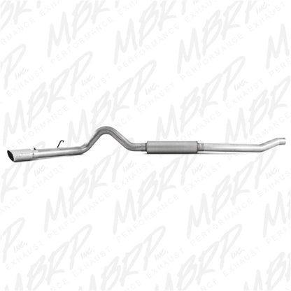 MBRP 2003-2007 Ford F-250/350 6.0L EC/CC Cat Back de un solo lado (Stock Cat)