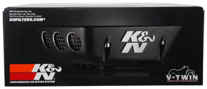 K&N Street Metal Intake System 01-16 Harley-Davidson Shaker Silver H/D Softail/Dyna Fl