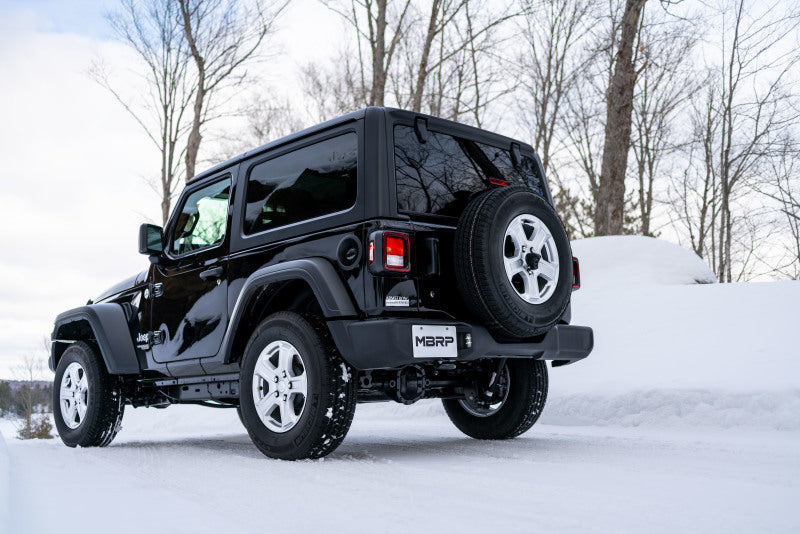 MBRP 18-20 Jeep Wrangler JL 2.5in Salida trasera única Cat Back Escape - T304