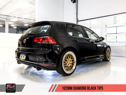 Escape AWE Tuning VW MK7 GTI Touring Edition - Diamond Black Tips