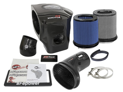 Sistema de admissão de ar aFe Momentum PRO 5R com filtro extra 2015 Dodge Challenger SRT Hellcat 6.2L (sc)