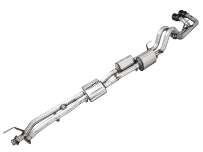 Escape AWE 16-22 Toyota Tacoma 0FG Catback c/ BashGuard - ponteiras duplas pretas Diamond