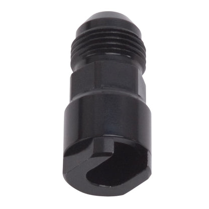 Russell Performance -8AN macho a 3/8 pulg. SAE hembra de desconexión rápida (negro único)