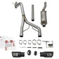 aFe Rebel Series CB 2.5in Dual Center Exit SS Exhaust w/ Black Tips 07-15 Jeep Wrangler 3.6L/3.8L V6