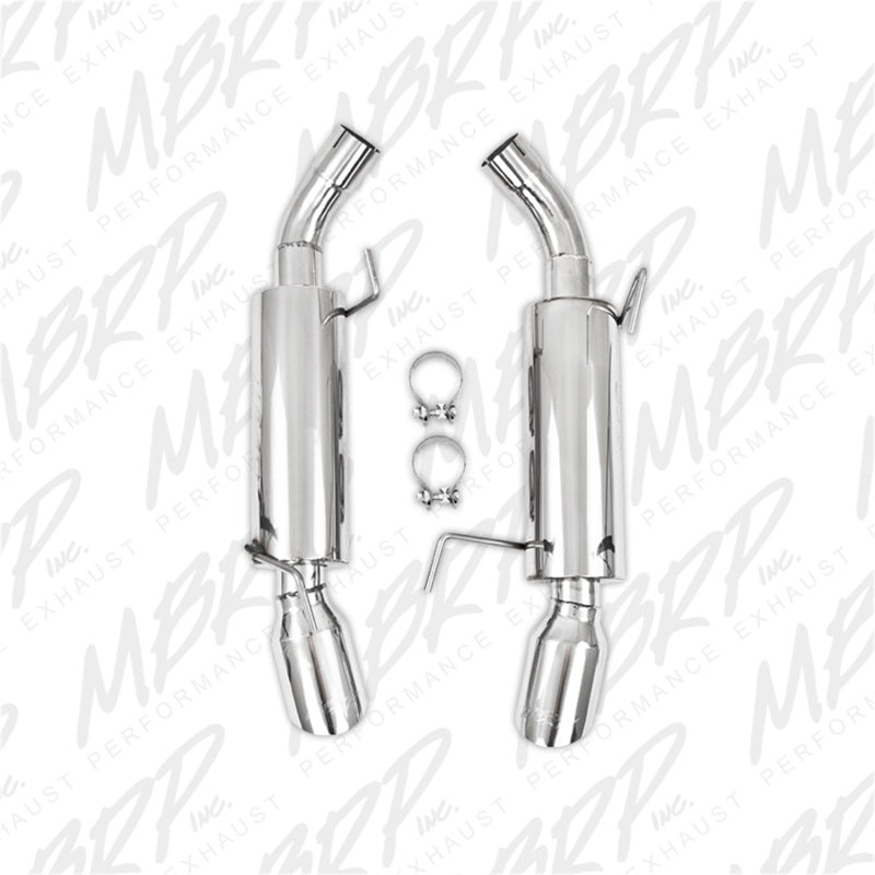 MBRP 05-10 Ford Mustang GT 5.0/Shelby GT500 Silenciadores dobles Eje trasero dividido T304