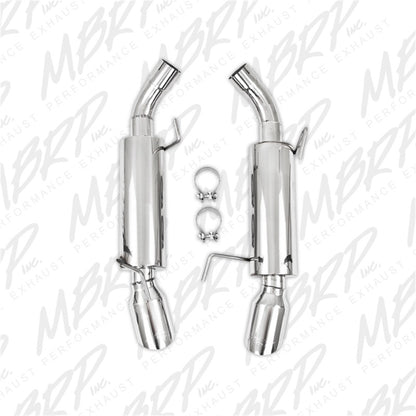 MBRP 05-10 Ford Mustang GT 5.0/Shelby GT500 Silenciadores dobles Eje trasero dividido T304
