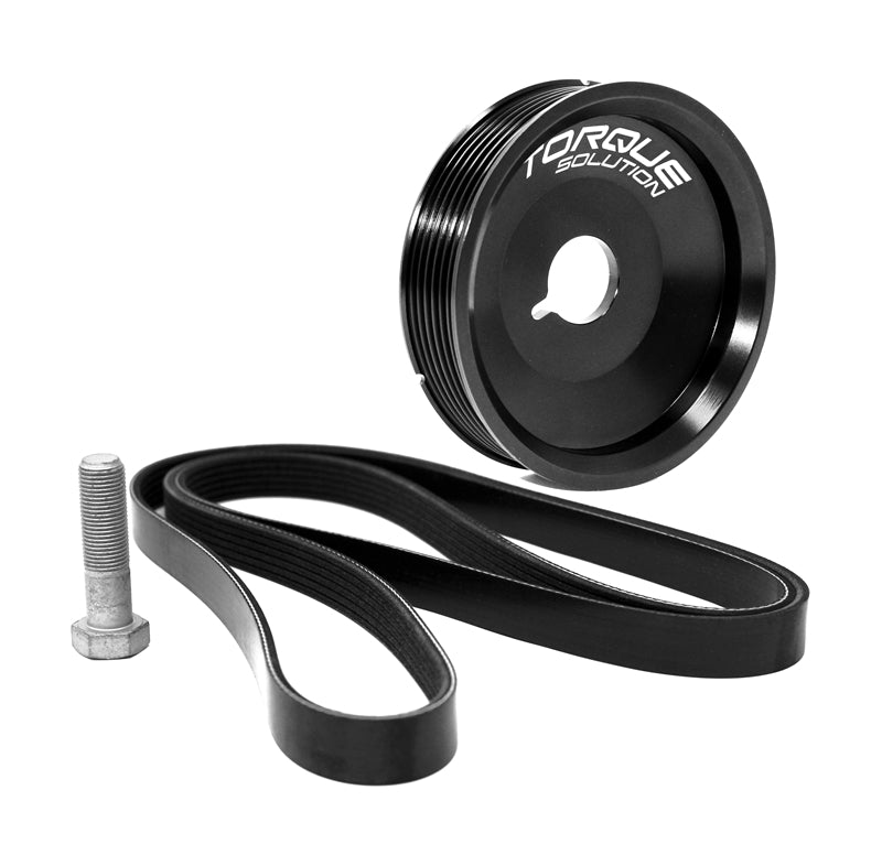 Kit de polia de manivela Underdrive de solução de torque Porsche Boxster/Cayman/996/997 c/AC (exceto motores turbo)