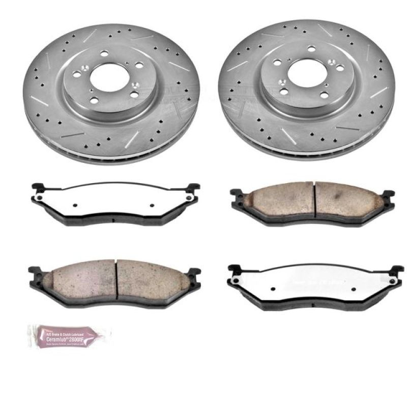 Power Stop 05-16 Ford F-450 Super Duty Front Z36 Kit de freio para caminhão e reboque