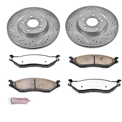 Power Stop 05-16 Ford F-450 Super Duty Front Z36 Kit de freio para caminhão e reboque