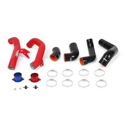 Mishimoto 2016+ Honda Civic 1.5T/Si Performance Intercooler Pipe Kit - Rojo arrugado