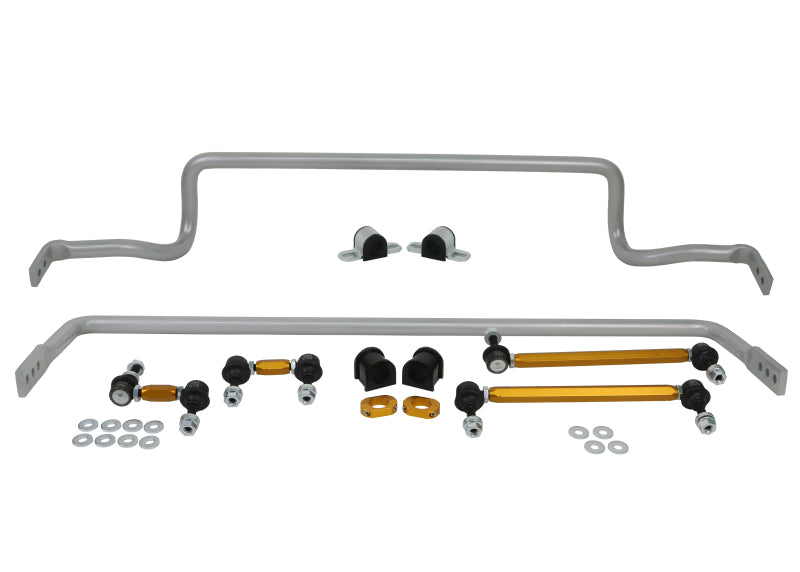 Kit de barra estabilizadora dianteira e traseira Whiteline 08-17 Mitsubishi Lancer