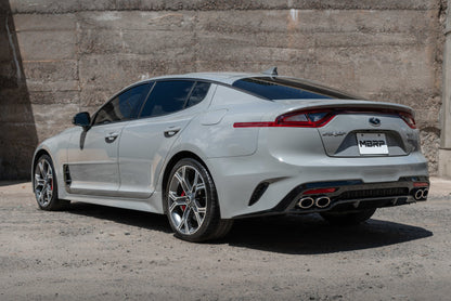 MBRP 2018+ Kia Stinger 3.3L RWD/AWD 2.5in Cat Back Salida trasera doble sin puntas