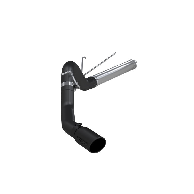 MBRP 10-12 Dodge 2500/3500 Cummins 6.7L Filtro trasero Sistema de escape con revestimiento negro de un solo lado
