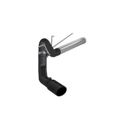 MBRP 10-12 Dodge 2500/3500 Cummins 6.7L Filtro trasero Sistema de escape con revestimiento negro de un solo lado