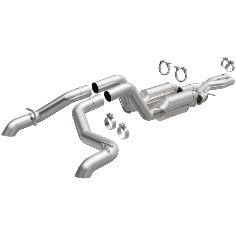 MagnaFlow Cat-Back 2021 Jeep Wrangler 6.4L Rock Crawler Series Escape de acero inoxidable de doble salida