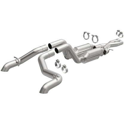 MagnaFlow Cat-Back 2021 Jeep Wrangler 6.4L Rock Crawler Series Escape de acero inoxidable de doble salida