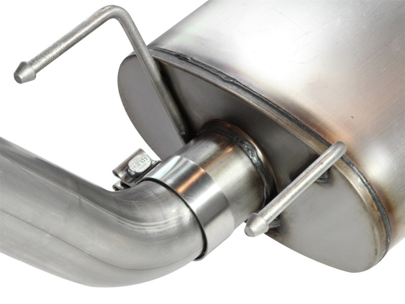 Escapes aFe MACHForce XP Cat-Back SS-409 EXH CB Toyota Tacoma 05-13 V6-4.0L (Blk Tip)