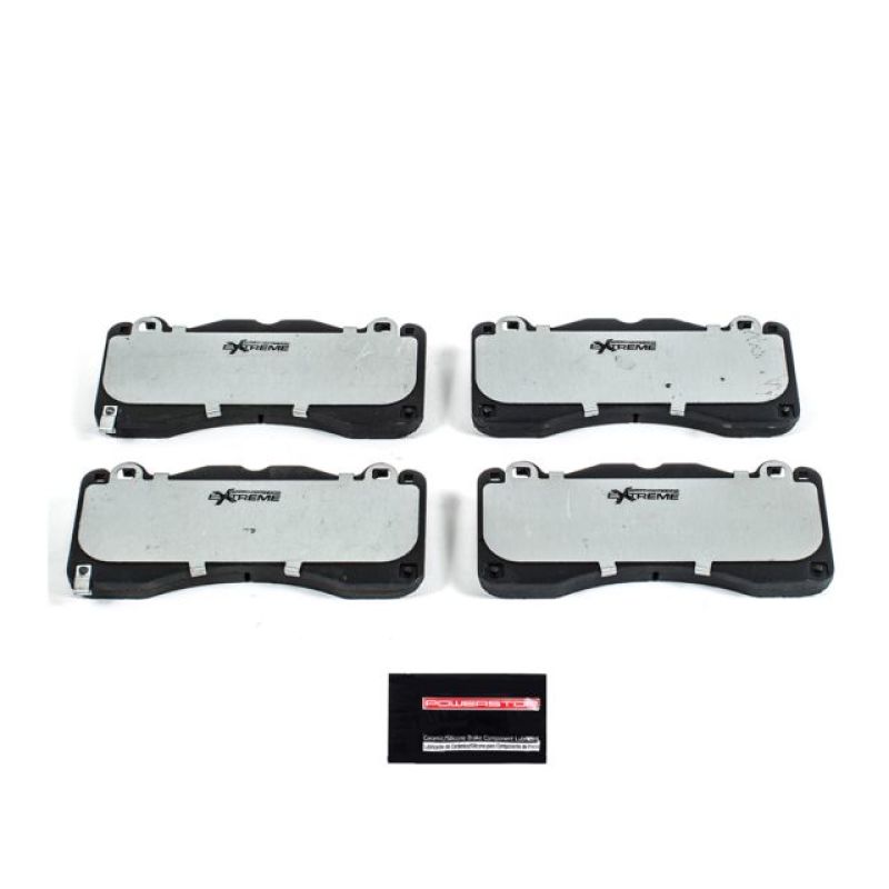 Power Stop 15-19 Ford Mustang Front Z26 Extreme Street Pastillas de freno con hardware